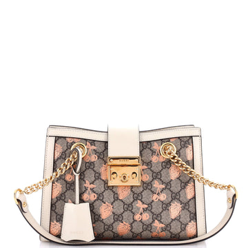 Padlock Chain Tote Printed VS Coated Canvas Small