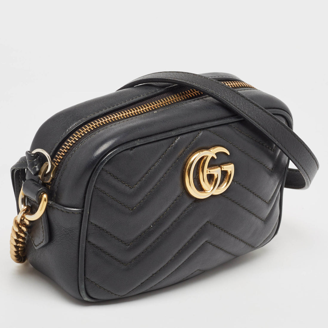 Gucci  Matelass&eacute; Leather Mini VS Marmont Crossbody Bag