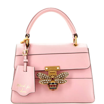 GUCCI Queen Margaret Top Handle Bag Leather Small
