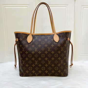 LV Neverfull MM in Monogram Canvas, Yellow Interior and GHW (No attached pouch)