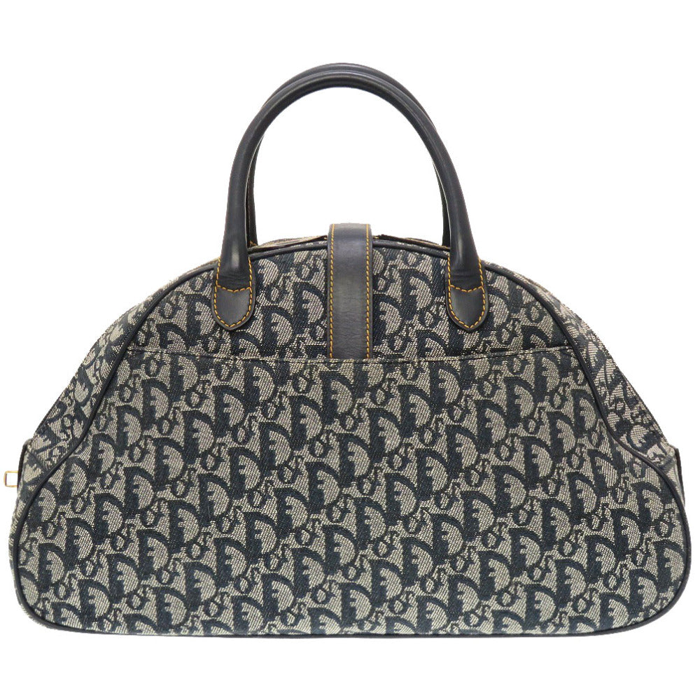 Christian Dior Boston Duffel bag canvas Navy Double saddle Boston Duffel bag Women Used