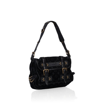 Louis Vuitton Monogram Velour Clyde Mon Bag