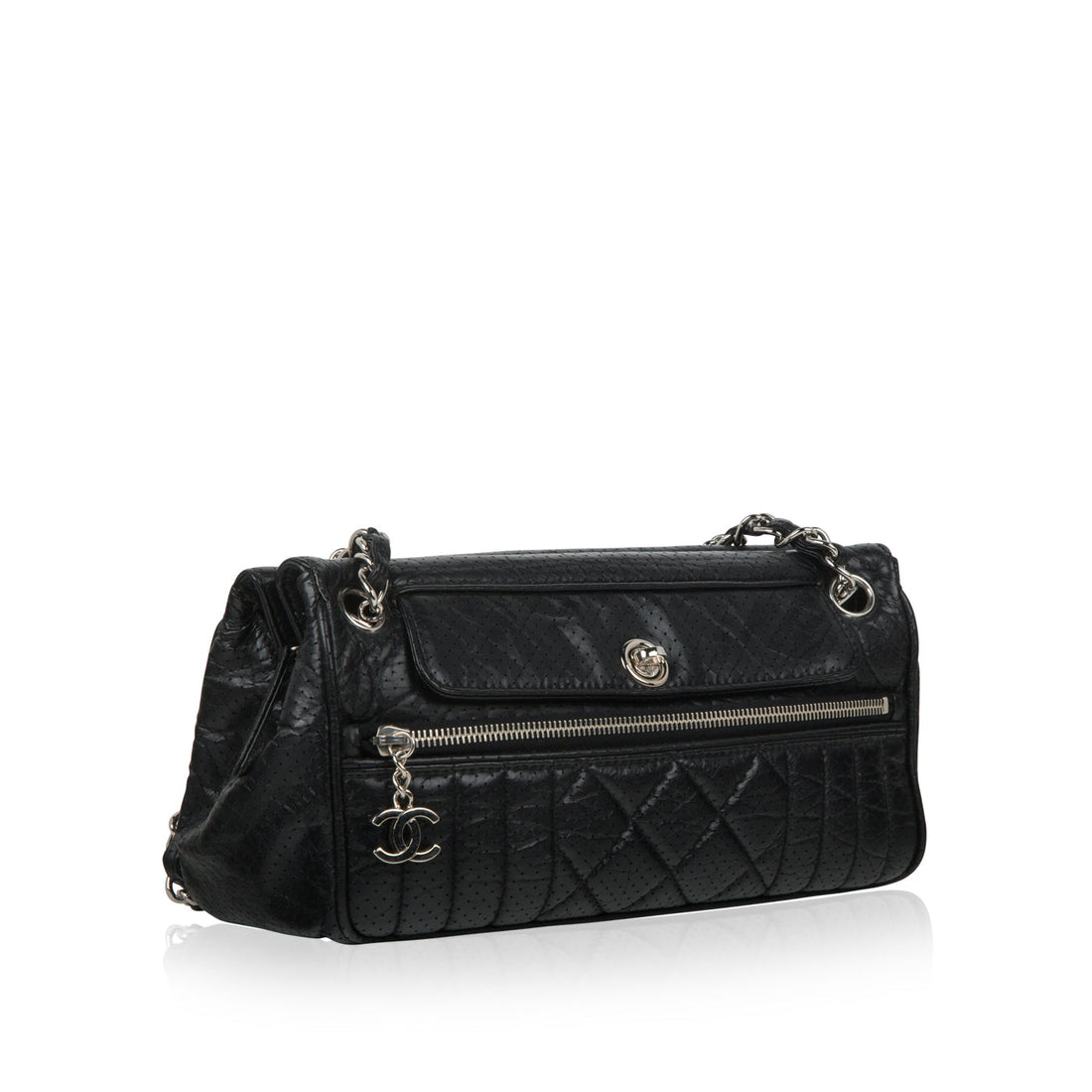 Chanel Vintage Perforated Shoulder Bag