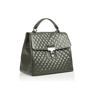 Chanel Mademoiselle Patent Kelly Bag