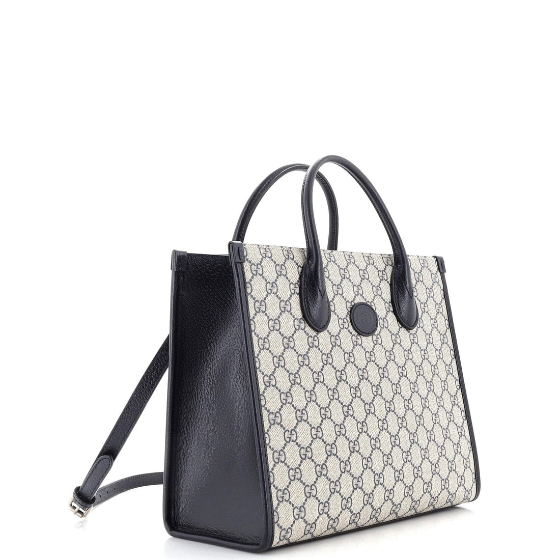Structured Top Handle Open Tote VS Coated Canvas Small
