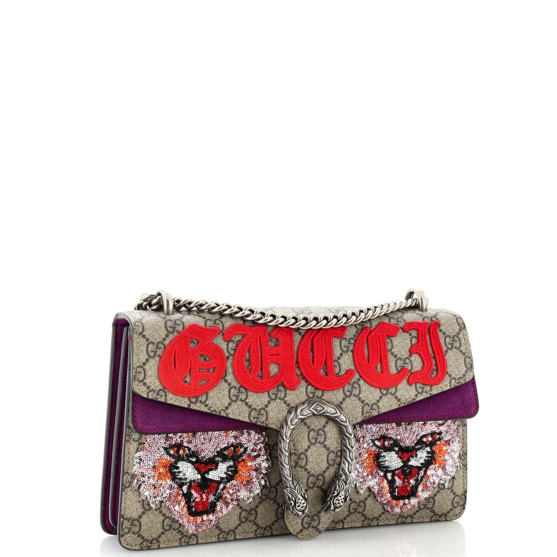 Dionysus Bag Embroidered VS Coated Canvas Small