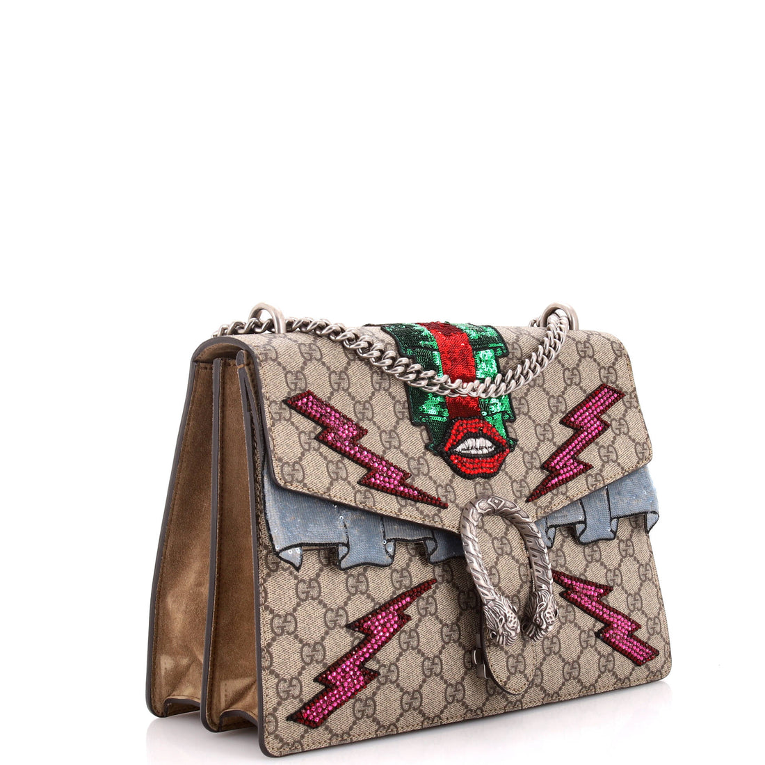 Dionysus Bag Embellished VS Coated Canvas Medium