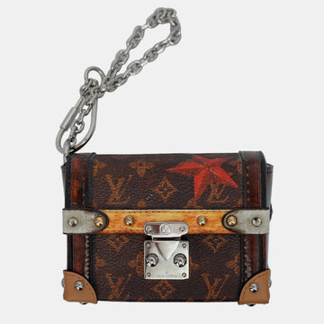 Brown Coated Canvas Essential Trunk Bag