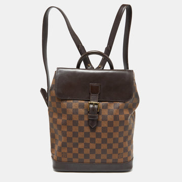 Damier Ebene Canvas Soho Backpack
