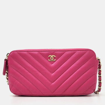 WOC Chevron Mini Crossbody Bag