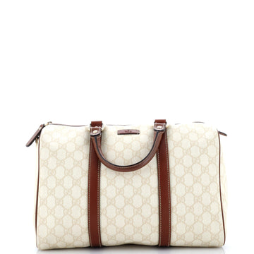 Joy Boston Bag VS Coated Canvas Medium