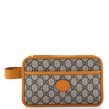 Interlocking G Patch Toiletry Case VS Coated Canvas