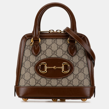 Mini GG Supreme Horsebit 1955 Top Handle Bag