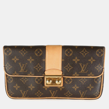 x Sofia Coppola Monogram Canvas Slim Clutch Bag