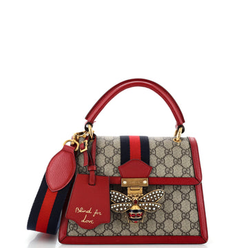 Queen Margaret Top Handle Bag VS Coated Canvas Small