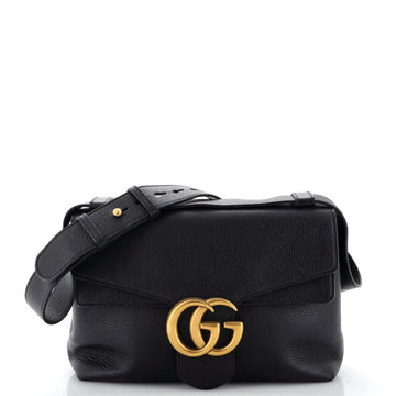 GUCCI GG Marmont Shoulder Bag Leather Small