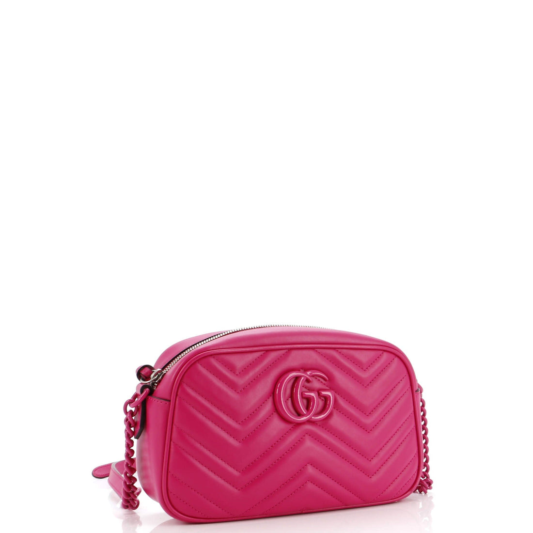 VS Marmont Monochrome Shoulder Bag Matelasse Leather Small