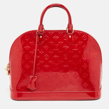 Pomme D&rsquo;amour Monogram Vernis Alma GM Bag