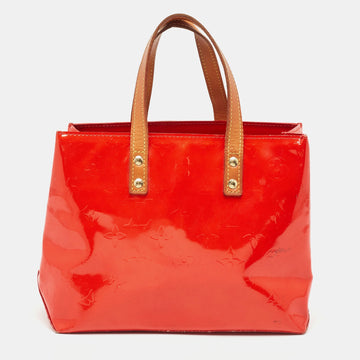 Red Monogram Vernis Reade PM Bag