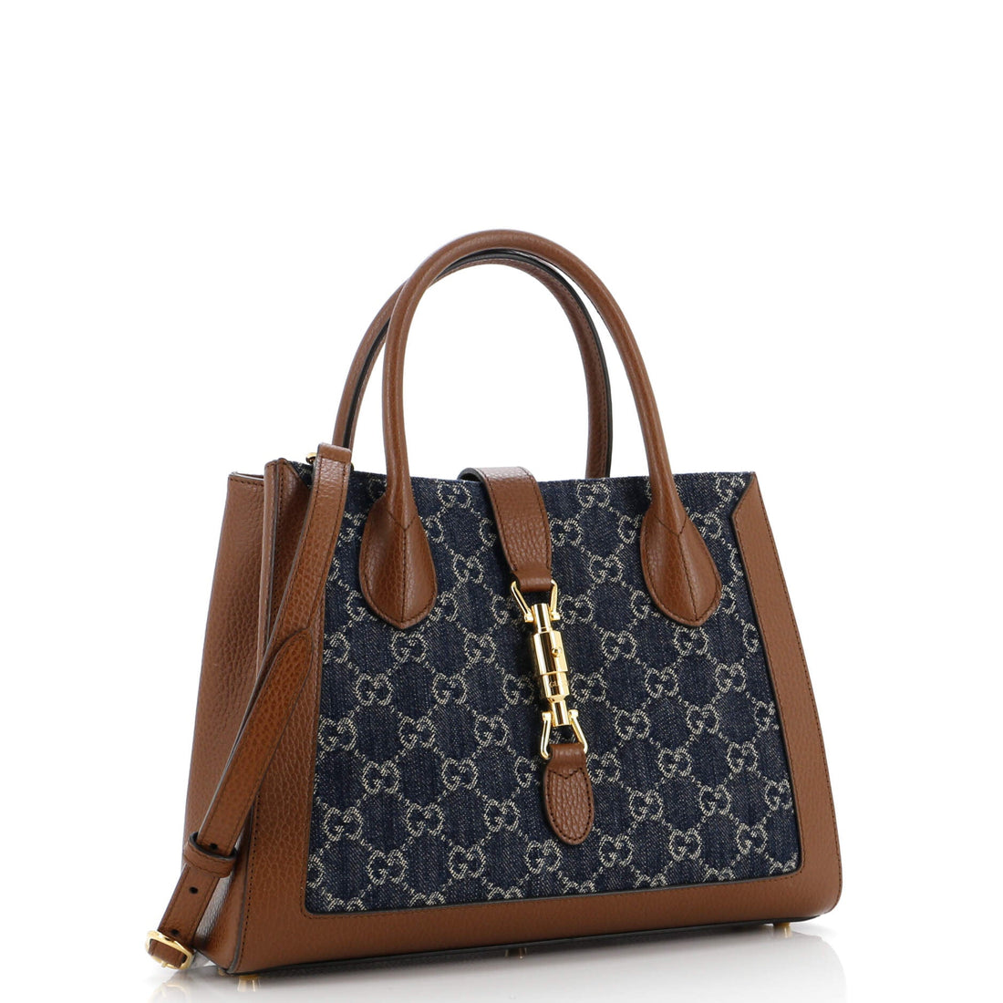 Jackie 1961 Tote VS Denim and Leather Medium