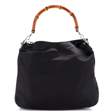 Vintage Bamboo Handle Tote VS Nylon Large