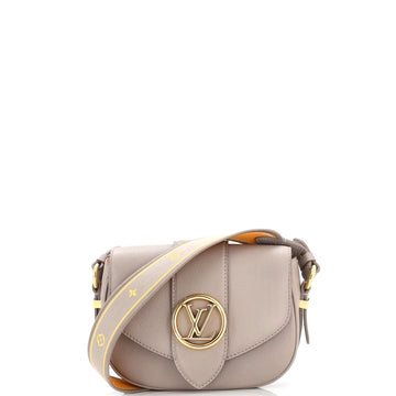 LV Pont 9 Soft Bag Leather PM