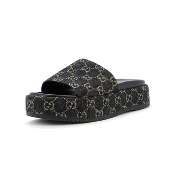 Women's Angelina Platform Slide Sandals VS Denim