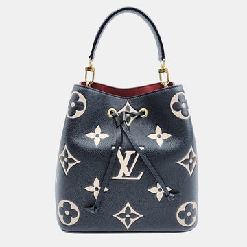 Black Giant Monogram Empriente Leather Neonoe MM Bucket Bag