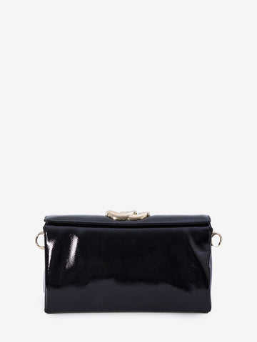 Women's Double G Small Shoulder Bag in Black | 7959020AABC