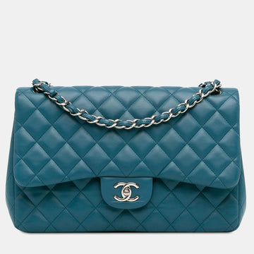 Jumbo Classic Lambskin Double Flap