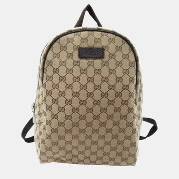 Brown GG Canvas Backpack