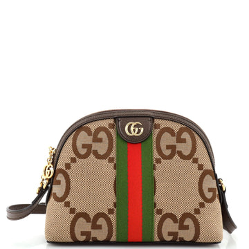 GUCCI Ophidia Dome Shoulder Bag Jumbo GG Canvas Small