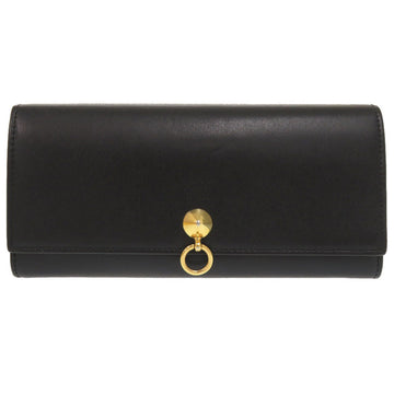 FENDI Long Wallet Purse 8M2051 leather black By The Way Continental Women Used