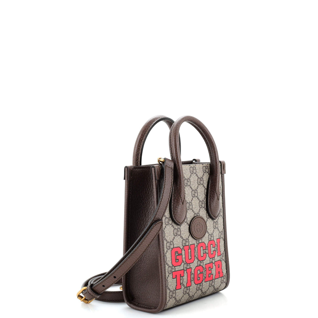 Interlocking G Patch Tote Printed VS Coated Canvas Mini