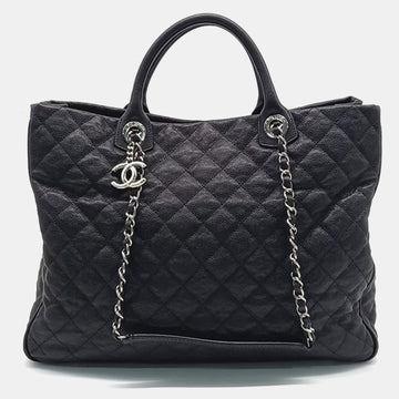 Black Caviar Leather tote bag