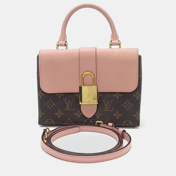 Brown Monogram Canvas Locky BB Shoulder Bag