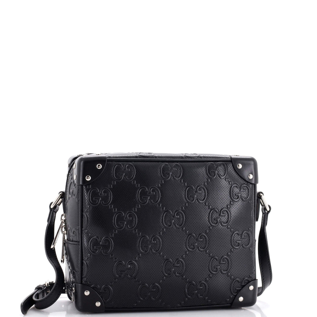 Trunk Shoulder Bag VS Embossed Leather