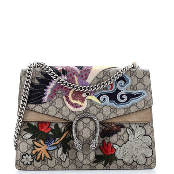 Dionysus Bag Embroidered VS Coated Canvas Medium