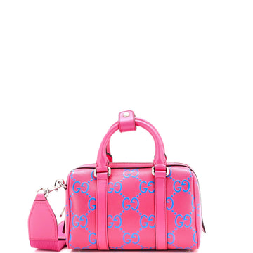 Duffle Bag VS Embossed Perforated Leather Mini