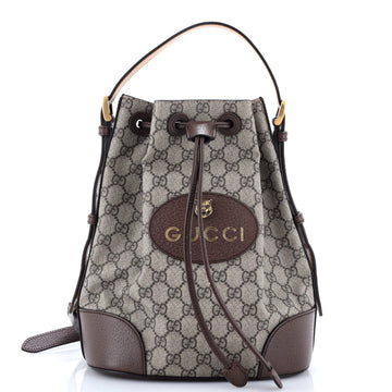 Neo Vintage Drawstring Bucket Backpack VS Coated Canvas Mini