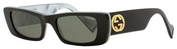 Gucci Women's  Sunglasses VS0516S 001 Black/Gold/Pearl 52mm