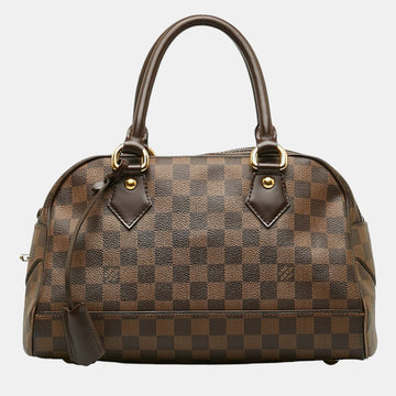 Brown Canvas Damier Ebene Duomo