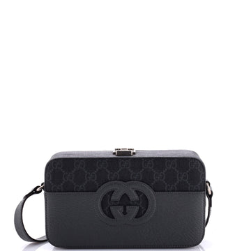 Padlock Interlocking G Crossbody Bag VS Coated Canvas and Leather Mini