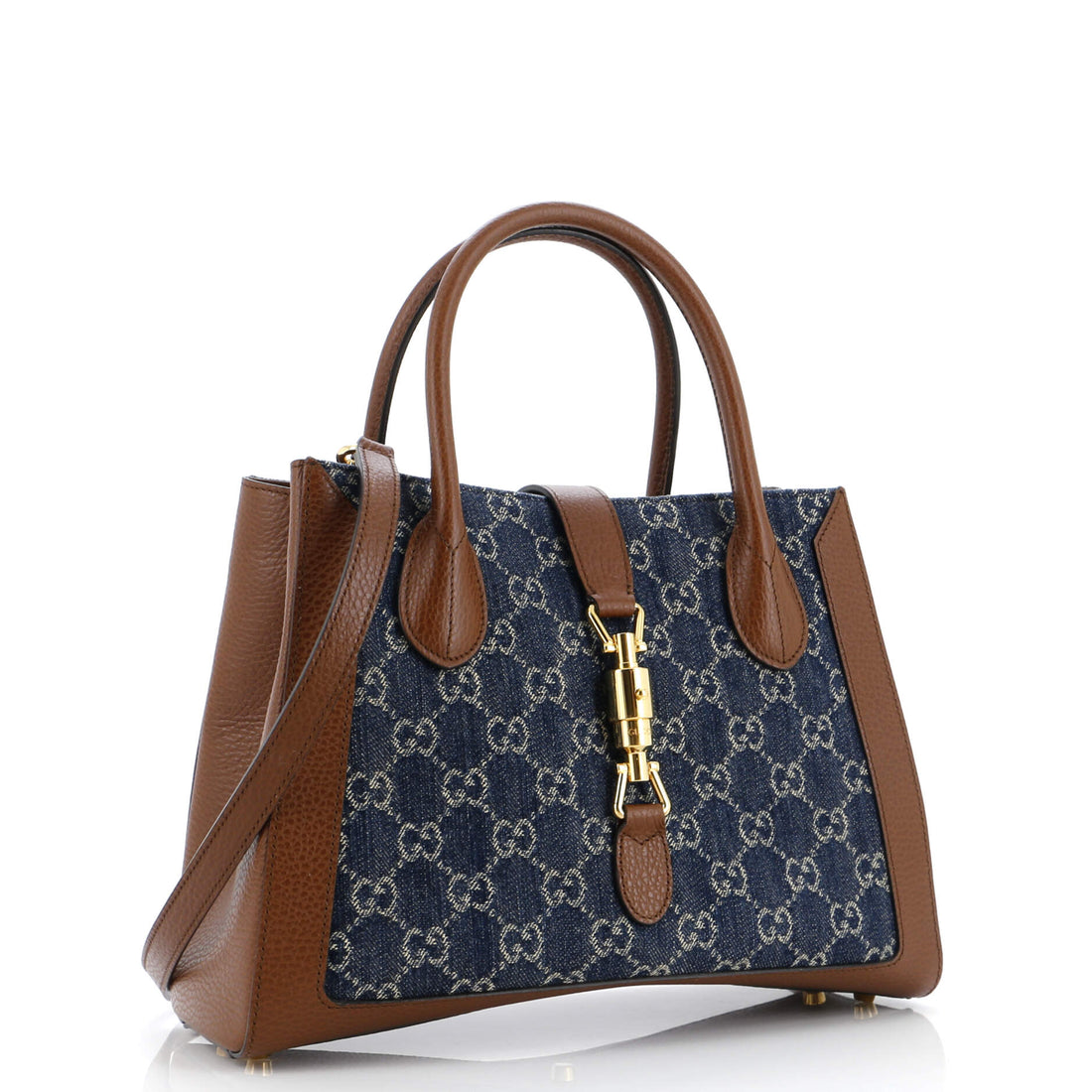 Jackie 1961 Tote VS Denim and Leather Medium