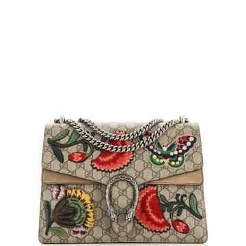 GUCCI Dionysus Bag Embroidered GG Coated Canvas Medium