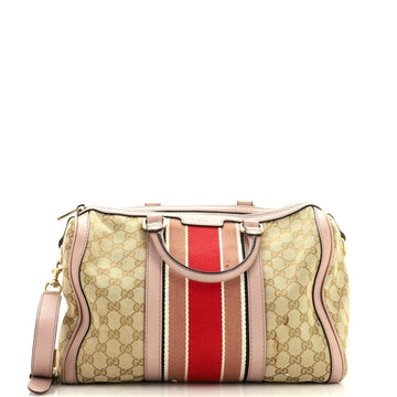 Vintage Web Boston Bag VS Canvas Medium