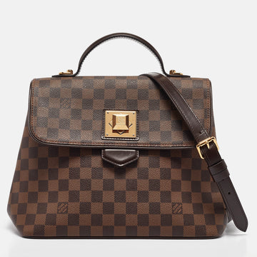 Damier Ebene Canvas Bergamo MM Bag