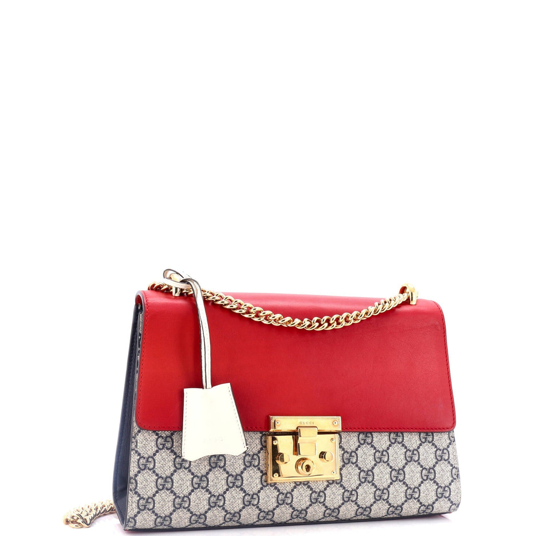 Padlock Shoulder Bag VS Coated Canvas and Leather Medium