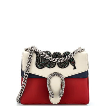 GUCCI Dionysus Bag Embellished Leather Mini