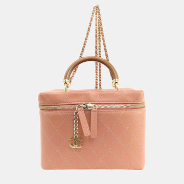 Pink Knock On Wood Vanity Case